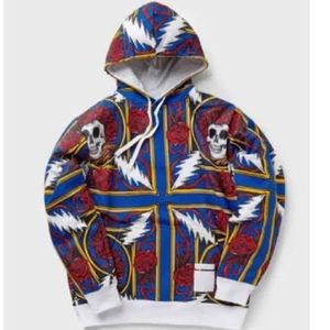 NWT CHINATOWN MARKET X GRATEFUL DEAD Bandana Hoodie